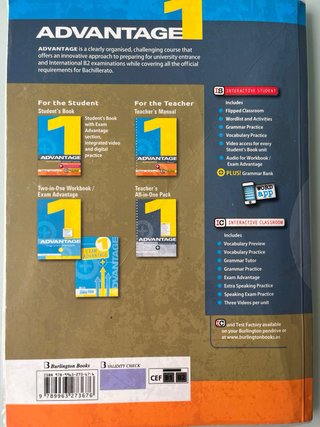 Advantage Student's book. Bachillerato 1