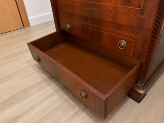 Escritorio buró persiana madera
