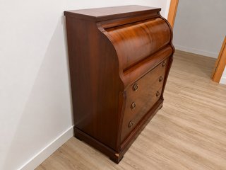 Escritorio buró persiana madera