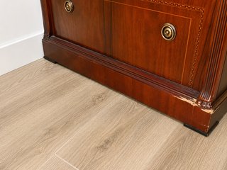 Escritorio buró persiana madera