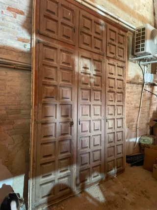 Regalo! Puerta de armario antigua de madera