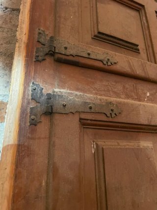 Regalo! Puerta de armario antigua de madera