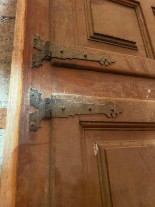 Regalo! Puerta de armario antigua de madera