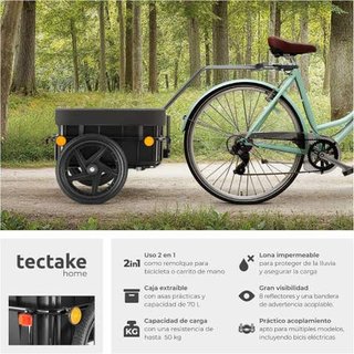 Remolque bici perros/carga