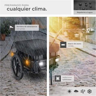 Remolque bici perros/carga