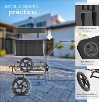 Remolque bici perros/carga