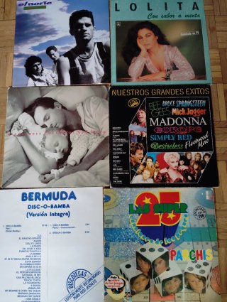 Lote 25 Vinilos Musicales Variados