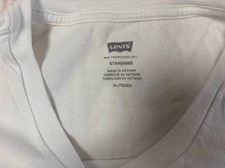 2 Camisetas Levi's Blanca Talla XL
