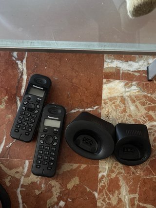 Teléfono Inalámbrico Panasonic Negro