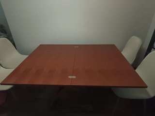 Mesa extensible y elevable madera