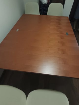 Mesa extensible y elevable madera