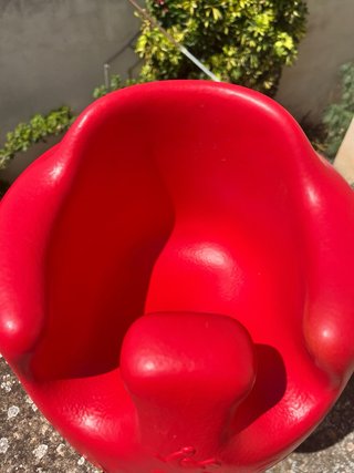 Asiento de suelo Bumbo rojo