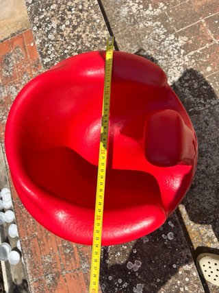 Asiento de suelo Bumbo rojo