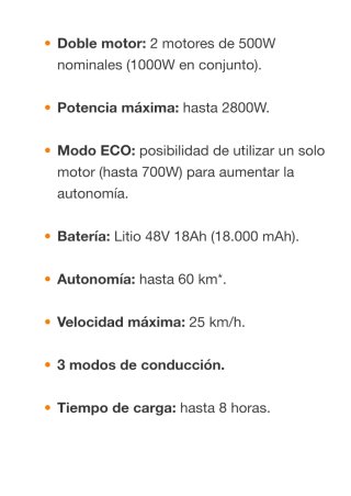 Patinete Eléctrico Doble Motor 2800W
