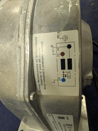 Ventilador Centrífugo 80W Profesional