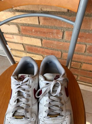 Nike Air Force 1 Talla 44 Blanco/Marrón