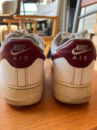 Nike Air Force 1 Talla 44 Blanco/Marrón