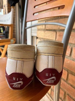 Nike Air Force 1 Talla 44 Blanco/Marrón