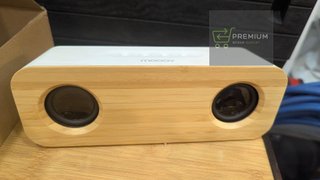 Metronic Mooov 477351 - Altavoz Bluetooth Madera