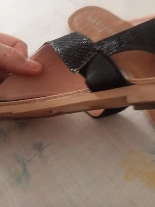 Zapatillas Marypaz Negras con brillo