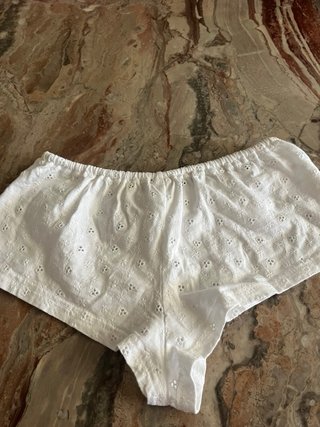 Shorts Sangallo Bianchi Mica Mare Tg S 100% cotone