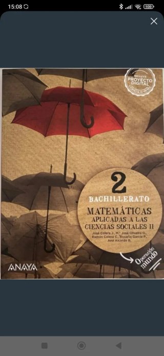 Matemáticas aplicadas a las ciencias sociales II