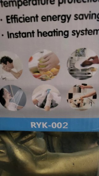 Calentador de agua eléctrico RYK-002