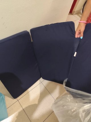 Cuna de viaje con colchón