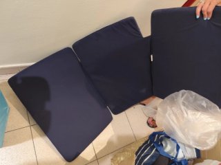 Cuna de viaje con colchón