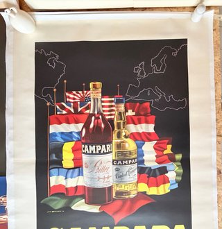 Poster Campari Manifesto Pubblicitario Nino Nanni