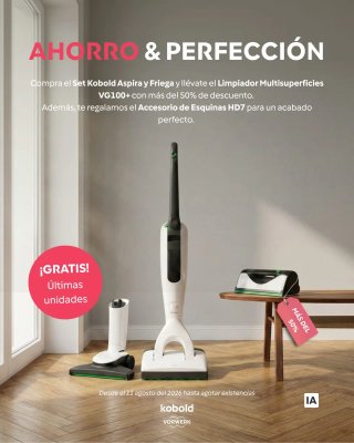 Aspiradora Kobold Aspira y Friega
