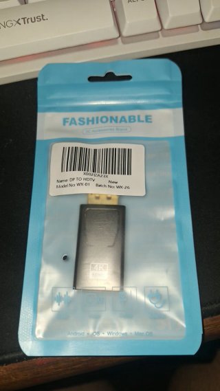 Adaptador Fashionable DP a HDTV 4K 60Hz