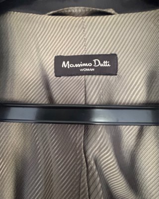 Traje Massimo Dutti Mujer Gris