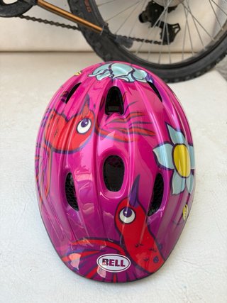Casco Bellino Bicicleta Infantil Rosa