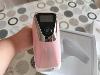 Depiladora Láser Veme 401 Rosa y Blanco