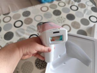 Depiladora Láser Veme 401 Rosa y Blanco