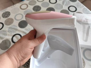 Depiladora Láser Veme 401 Rosa y Blanco
