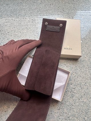 Splendido e esclusivo astuccio Rolex marrone