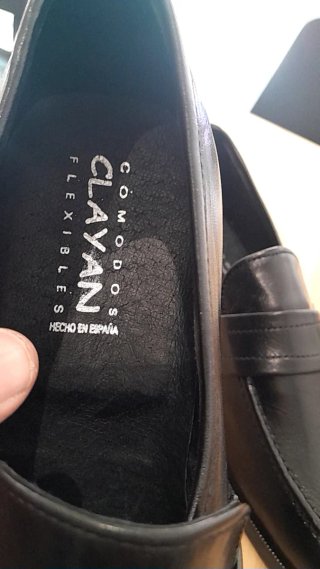 Mocasines de piel negros hombre