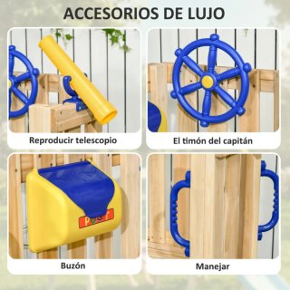 Parque infantil madera