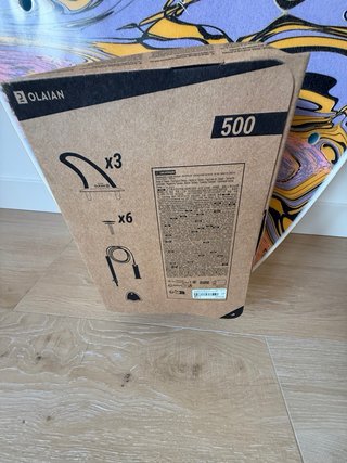 Tabla de surf Olaian 500 amarilla