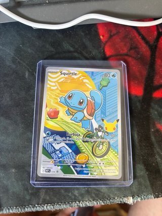 Carta Pokémon Charmander squirtel y bulbasur