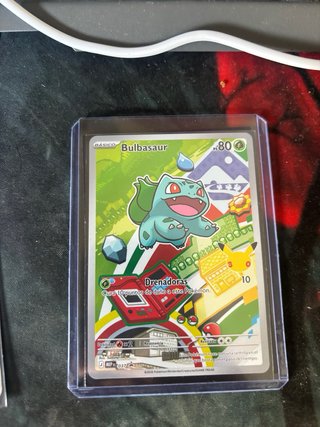 Carta Pokémon Charmander squirtel y bulbasur