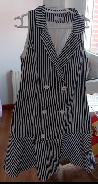 Vestido vintage rayas Formula Talla 38