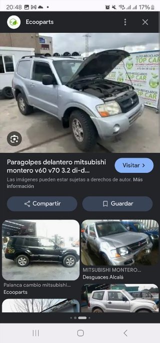 Despiece Mitsubishi Montero V60/V70 3.2DI-D