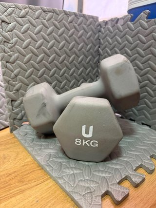 Mancuerna hexagonal 8kg