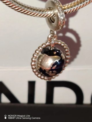 2 Charm Pandora Originali Blu e Verdi