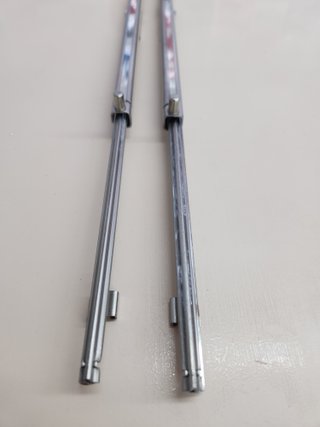 Rieles telescópicos para horno inox