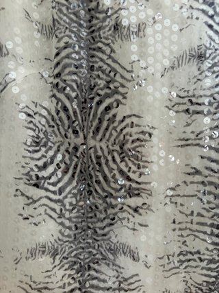 Top lentejuelas animal print Luis Civit