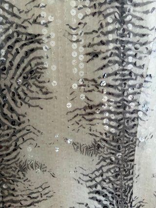 Top lentejuelas animal print Luis Civit